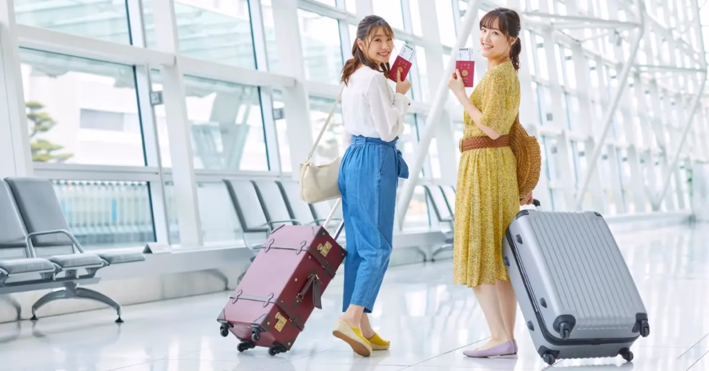 Travel adventure essentials including passport, backpack, and travel insurance.