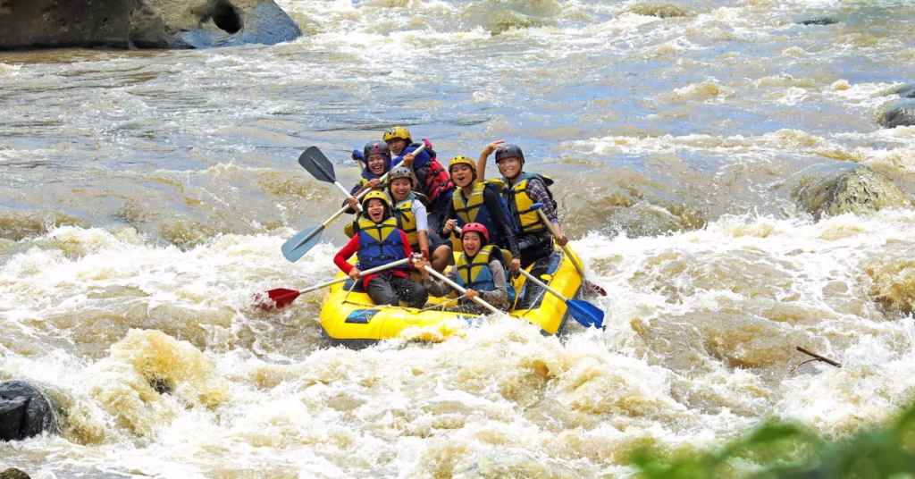 White-water rafting adventure in Kitulgala, Sri Lanka