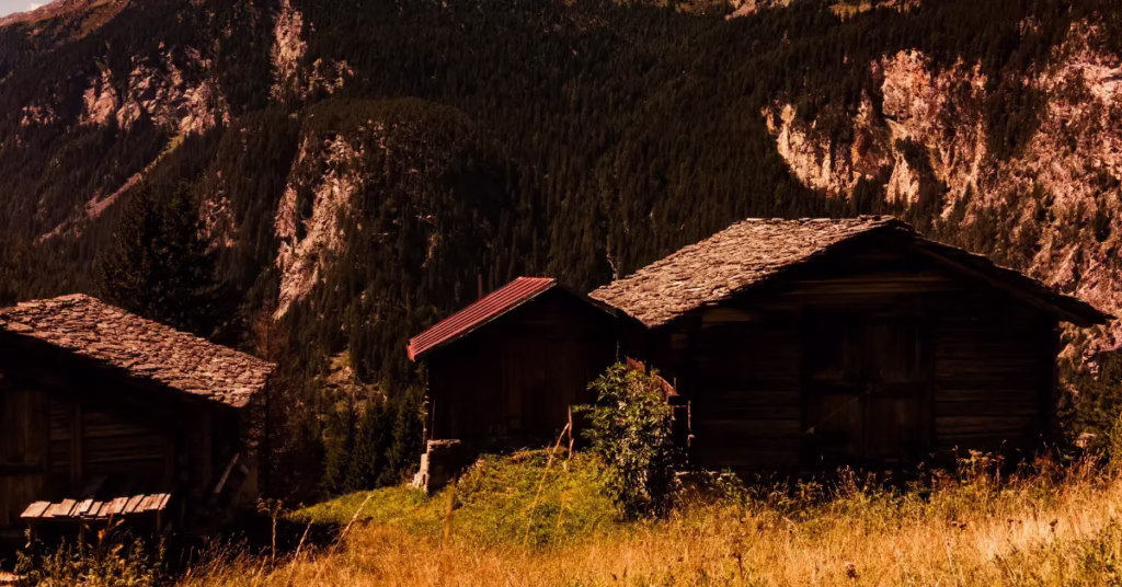 Soa Village traditional Ngada houses surrounded by Flores highlands