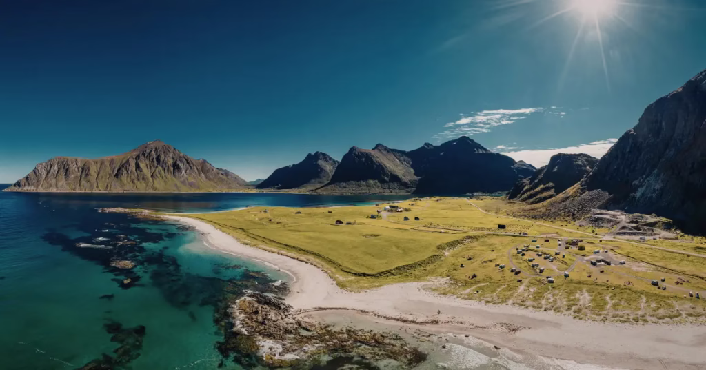 Scenic coastal landscape near Larantuka, Flores, Indonesia