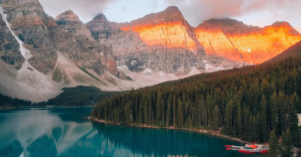 Sunrise over Lake Batur with Trunyan Hill silhouetted in the background