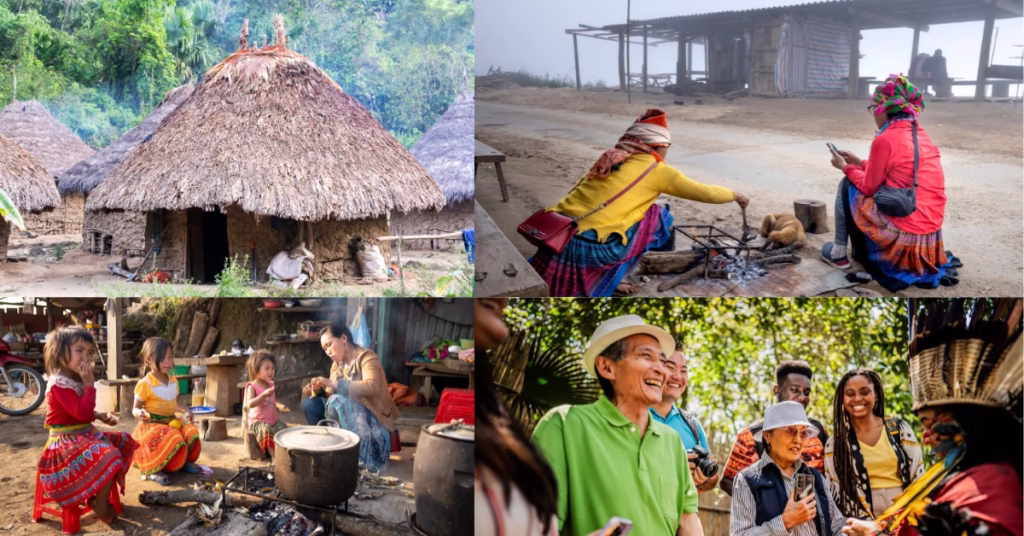 Indigenous community cultural demonstration